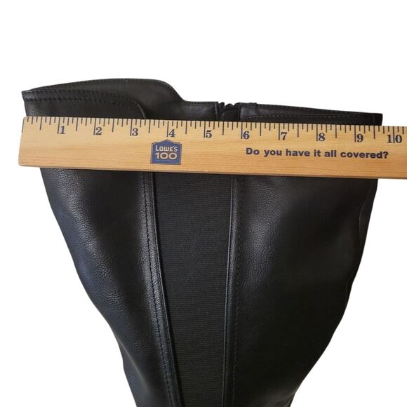 Black Comfortview The Milan Tall Calf Boot Size 11M - Picture 14 of 15